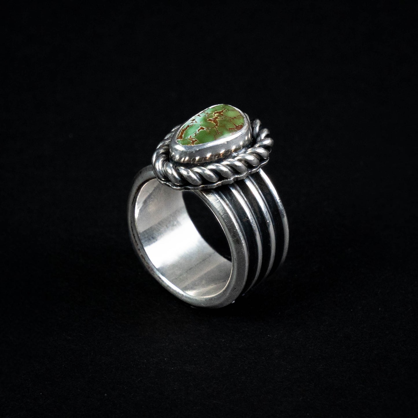 Royston Turquoise Sterling Silver Ring – Size 6