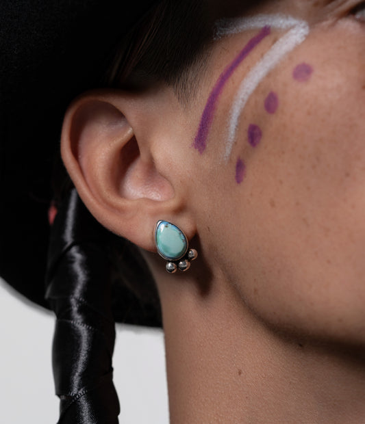 Golden Hills Stud Earrings