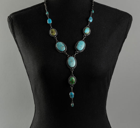Lariat Necklace Sterling Silver