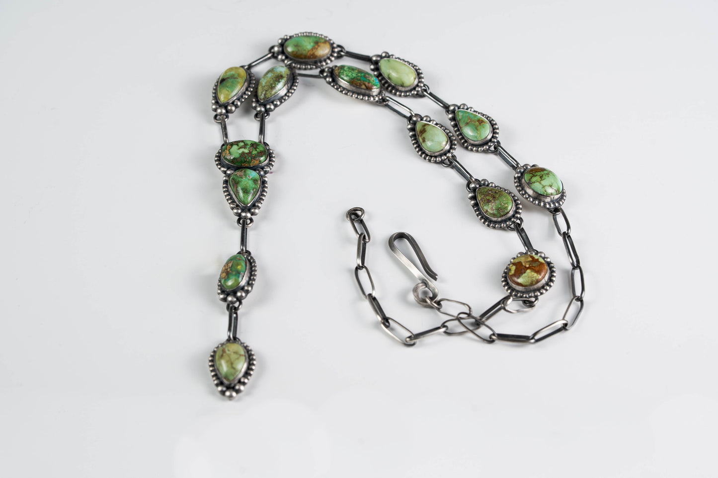 Sonoran Turquoise Lariat Necklace