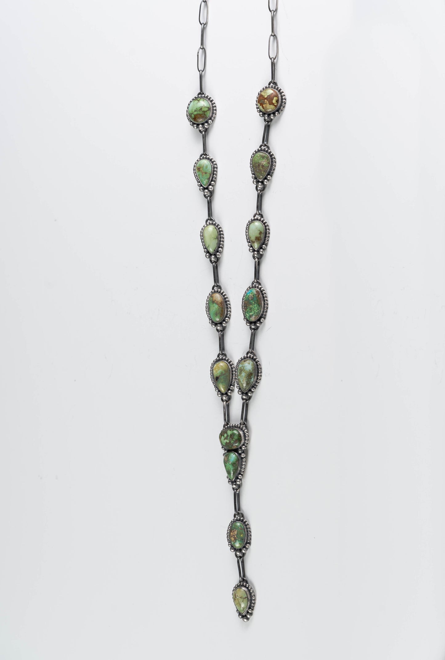 Sonoran Turquoise Lariat Necklace
