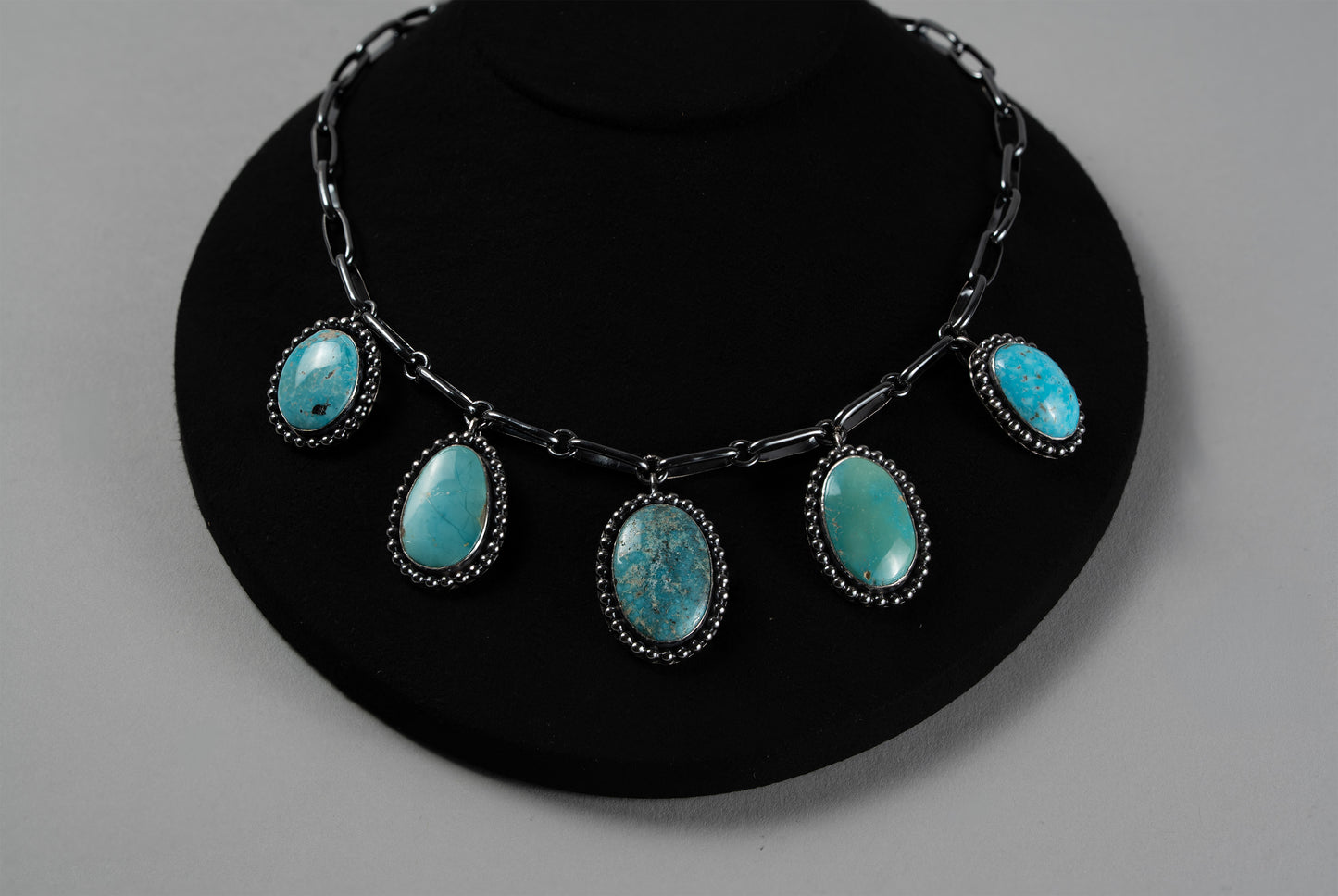 5 Stone Necklace 18"