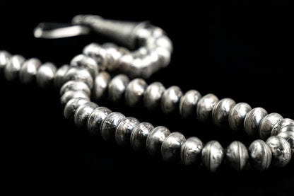 Mercury Dime Bead Necklace - 29" Triangle wire clasp