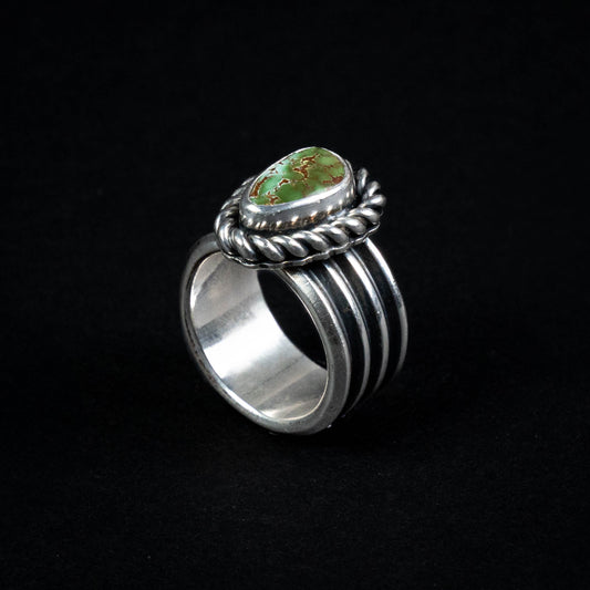 Royston Turquoise Sterling Silver Ring – Size 6