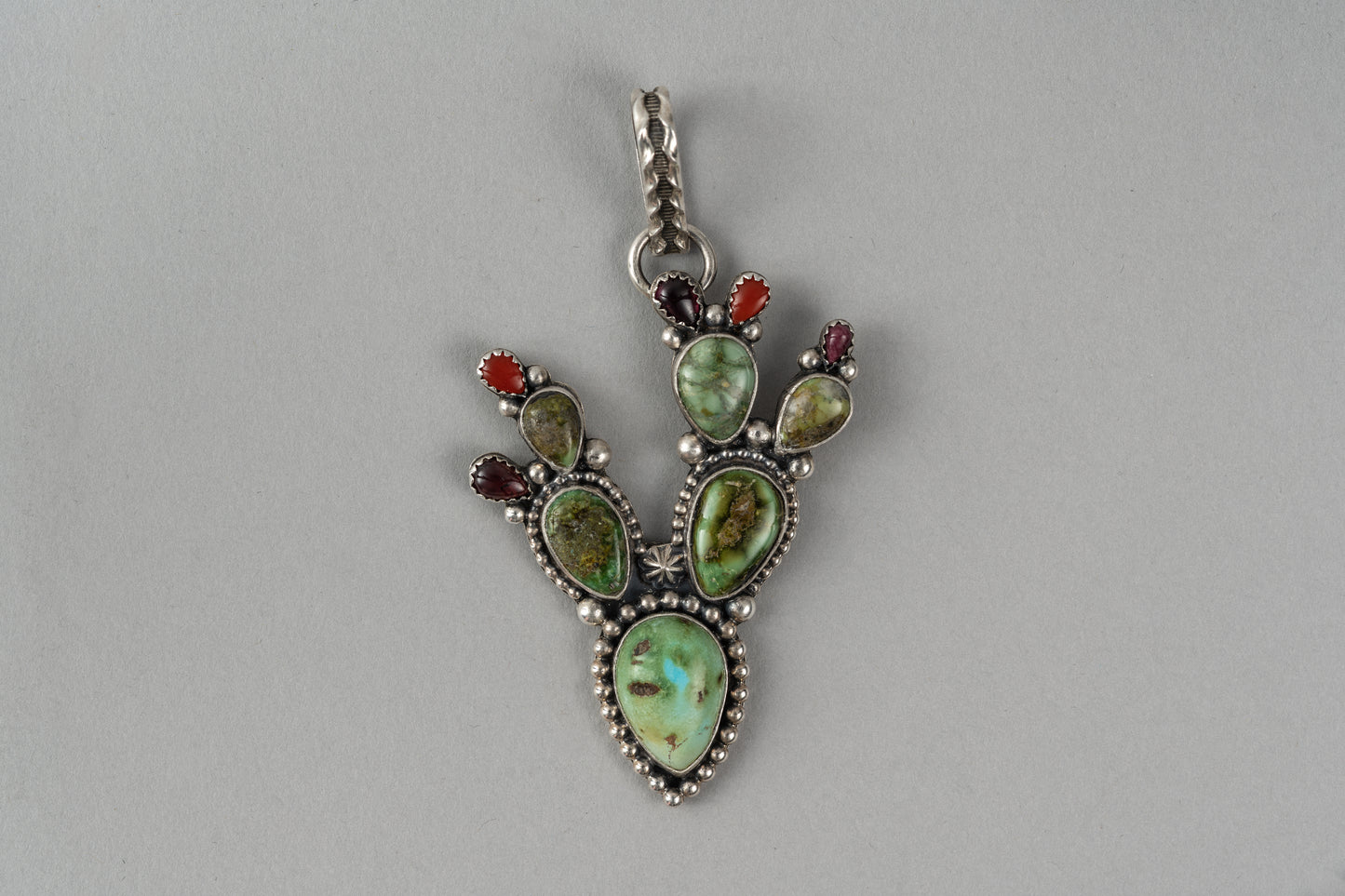 Prickly Pear Cactus Pendant