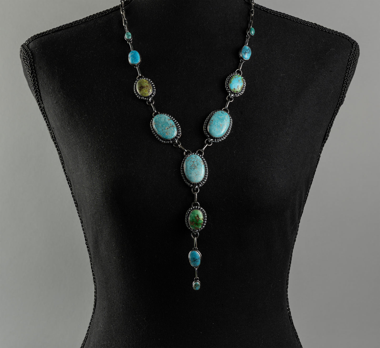 Lariat Necklace Sterling Silver