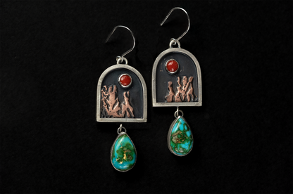 Portrait of Monument Valley Earrings