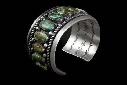 Sacred Earth Sonoran Gold Turquoise and Alexandrite cuff