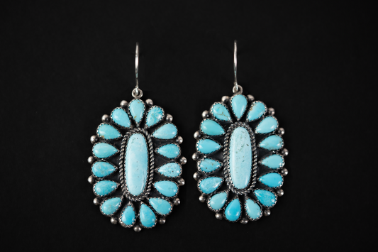 Campitos Turquoise Cluster Earrings