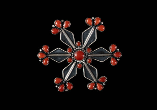 Snowflake Christmas Ornament & Brooch